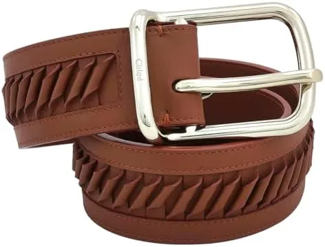 Chloe Ladies Sepia Brown Joe Belt, Size Small