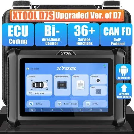 New Style Xtool D7s Auto All System Diagnostic Tool Ecu Coding Key Programming Obd2 Scanner Auto Vin With 36+ Reset Functions - Buy Car Diagnostic Tool
car Scanner
vehicle Diagnostic Machine
xtool D7s
key Programming Tool
ecu Coding Product on Alibaba.com