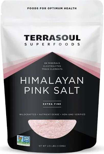 Terrasoul Superfoods Himalayan Pink Salt