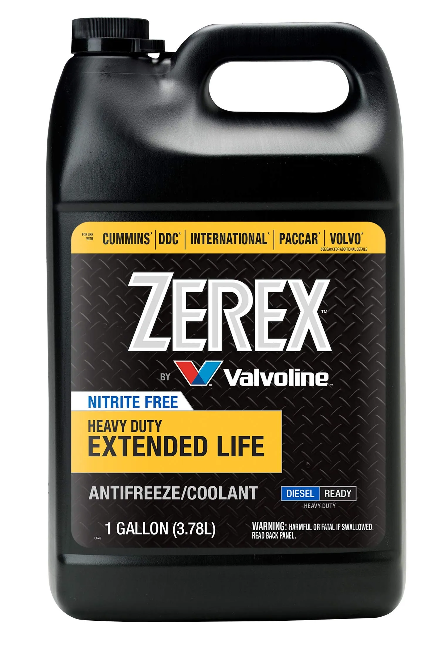 Zerex Extended Life Nitrite Free Heavy Duty (HD) Antifreeze/Coolant 50/50 Prediluted Ready-to-Use 1 GA