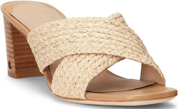 Lauren Ralph Lauren Women's Freddi Raffia Slide Sandals