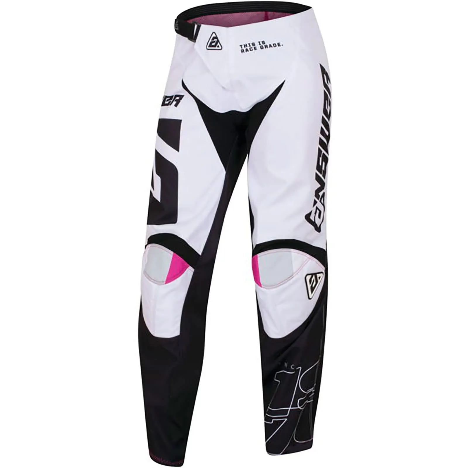 Answer Racing Women&#039;s A23 Syncron CC Pants 2 Purple/White/R<wbr/>ed 447323