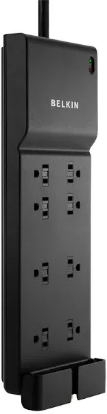 Belkin BE108230-06 8 OUT SURGE PROTECTOR 6FT CORD HOME/OFFICE W/ COAXIAL PROTECT