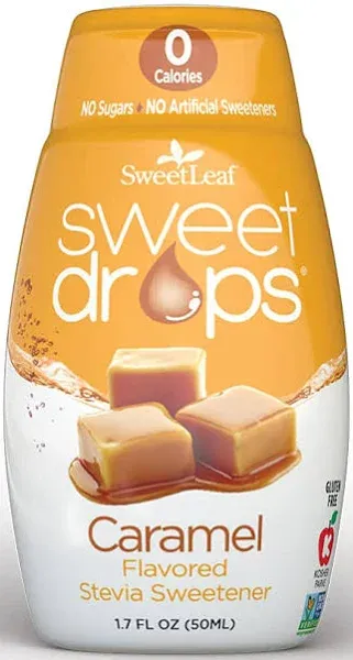 Sweetleaf Sweet Drops Liquid Stevia Sweetener, Carmel, 1.7 Ounce