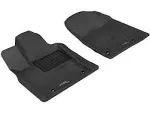 3D MAXpider Kagu 1st Row Black Floor Mat Set, Dodge/Jeep Grand Cherokee/Durango 2013-2020