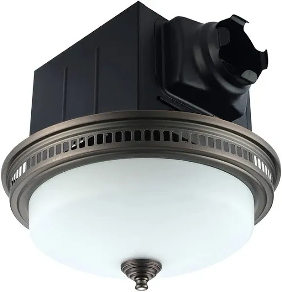 Akicon Ultra Quiet Bathroom Exhaust Fan with LED Light and Nightlight