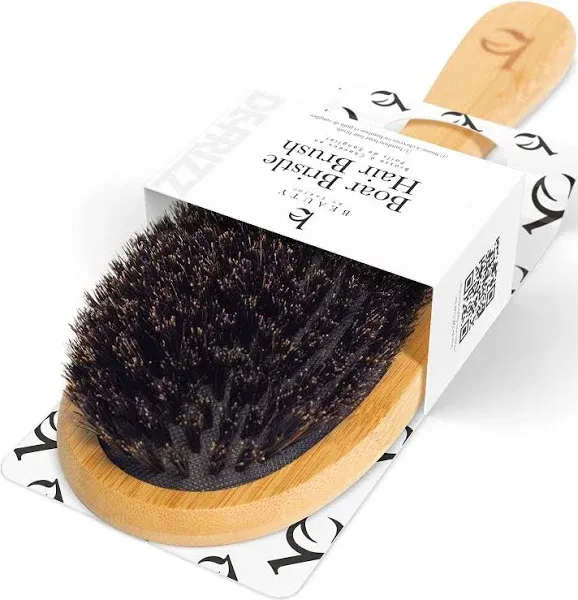 Boar Bristle Hair Brush - Hair Brushes for Women &amp; Mens Hair Brush, Best