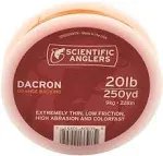 Scientific Anglers Dacron Fly Line Backing, Orange