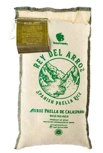 Gourmanity 2.2 lb Spanish Calasparra Rice for Paella, Rey del Arroz Authentic Spanish Calasparra Rice from Spain