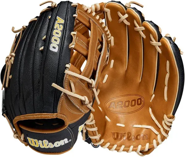 Wilson A2000 Outfield Baseball Gloves - 12.25", 12.5" and 12.75"