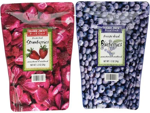 Trader Joe's Freeze Dried Fruit Variety Pack