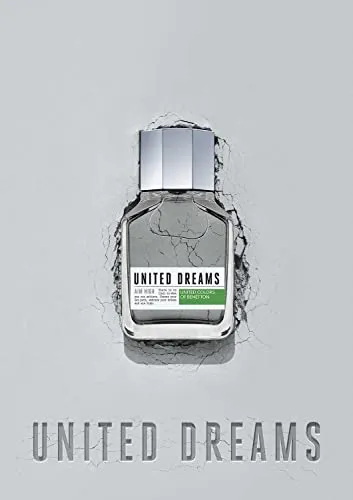 United Dreams Aim High by Benetton 3.4 oz Eau de Toilette Spray for Men