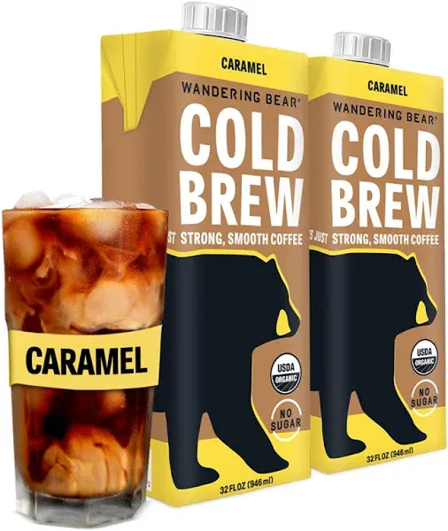 Wandering Bear Organic Caramel Cold Brew Coffee