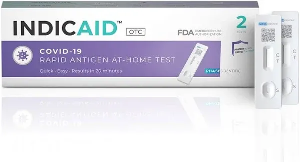 COVID-19 Rapid Antigen Test, Covid Home Test, FDA EUA Authorized, COVID Test at Home, HSA/FSA Eligible, Quick and Accurate Results (6 Pack) Bulk Pack for Back to School