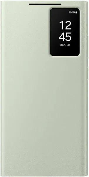 Samsung Samsung S24 Ultra Clapet Smart View Touch Window Case, Pale Green