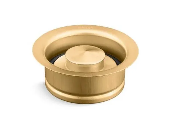 Kohler Disposal Flange with Stopper Vibrant Brushed Moderne Brass