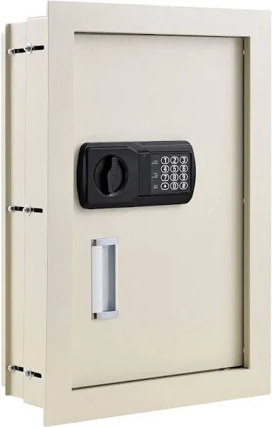 Global Industrial Residential Safes Expandable Depth Wall Safe - 15"W x 3-1/4"-6"D x 22-1/8"H