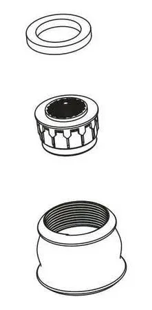 Moen 145130 Replacement Aerator Only Spot Resist Stainless