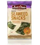 Annie Chun&#039;s - Roasted Organic Seaweed, Sesame-Flavor, Keto, Vegan, Gluten-Free,