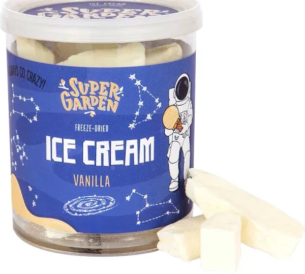 Super Garden Freeze Dried Ice Cream | Chocolate & Vanilla Ice Cream Set - 4 Pack | Flavorful and Creamy Freeze Dried Candy | Tasty Freeze Dried dessert | Camping Freeze Dried Food Treats | 5.3oz