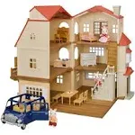 Calico Critters #CF1872 Red Roof Grand Mansion Gift Set NEW!