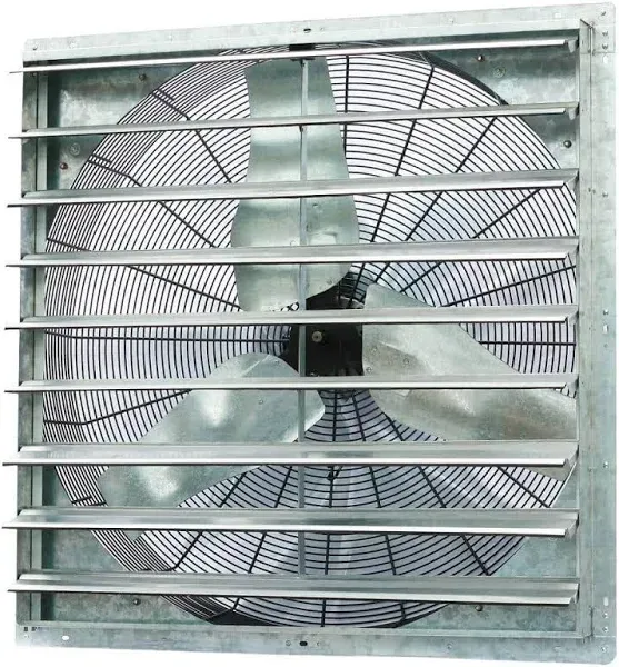 iLIVING 36-inch Single Speed Shutter Wall-Mounted Exhaust Fan ILG8SF36S