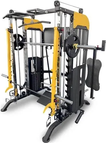 French Fitness Fsr90 Functional Trainer Smith & Squat Rack Machine