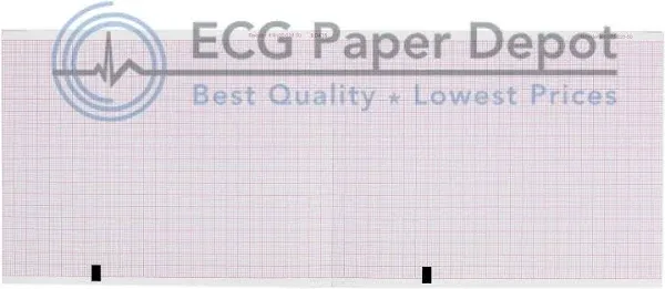 Mortara ELI 150 EKG Machine Paper - 108mm X 140mm X 200 Sheets (5 Packs)