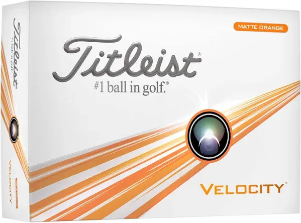 Titleist New 2024 Velocity White Golf Ball - DZN