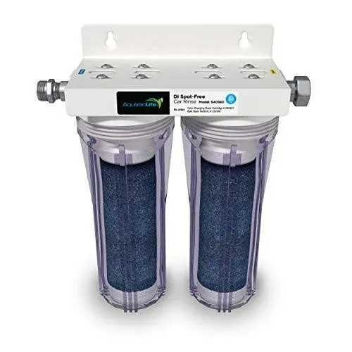 AQUATICLIFE Deionized Spot-Free Car Rinse Unit - Premium Water Deionizer for Car