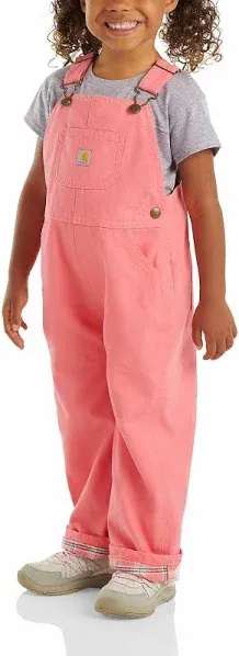 Carhartt Girls' Loose Fit Canvas Bib Overall