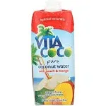 Vita Coco Coconut Water, Peach & Mango - 16.9 fl oz