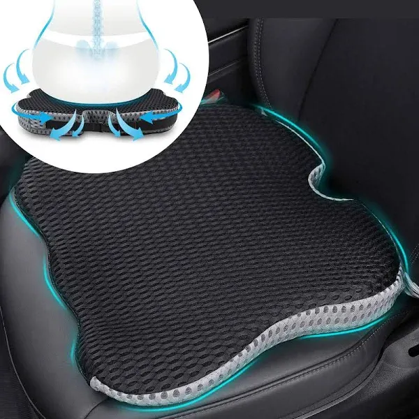 CarQiWireless 2024 Upgrades Car Coccyx Seat Cushion Pad For Sciatica Tailbone Pain Relief