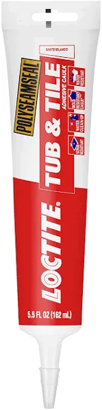 Loctite Polyseamseal Tub & Tile Adhesive Caulk 5.5 Ounce