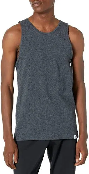 Russell Athletic Men's Dri-Power Cotton Blend Tank Tops, Moisture Wicking, Odor Protection, UPF 30+, Sizes S-4x