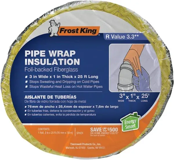 Frost King SP42X Pipe Wrap Insulation Kit