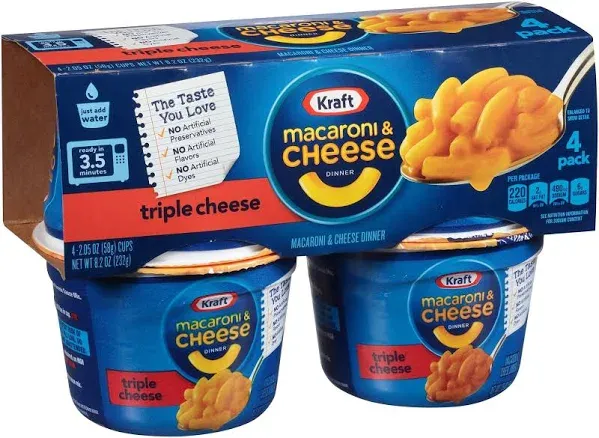 Kraft Macaroni & Cheese Triple Cheese