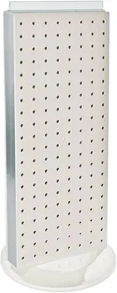 Azar Displays Revolving 8"W x 20.625"H Pegboard Counter Display 700508