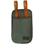 TOURBON Canvas & Leather Bicycle U-Lock Tote Bike Lock Holster Bag