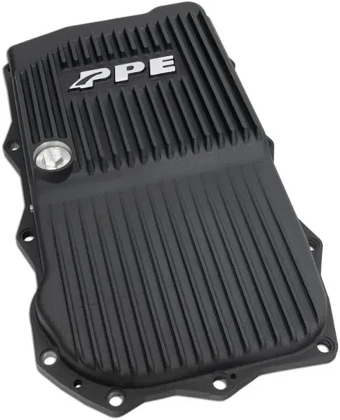 PPE Black Aluminum Trans Pan For 2010+ BMW 2/3/4/5/6/7/M/<wbr/>X/Z Series 8-Speed Auto