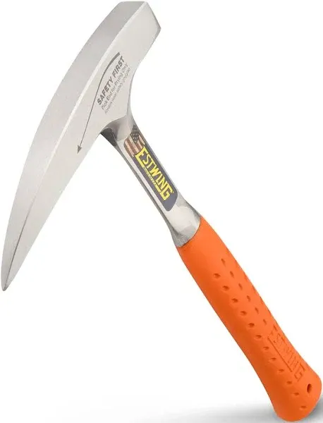 Estwing EO-22P 22 Oz Orange Rock Pick, Pointed Tip