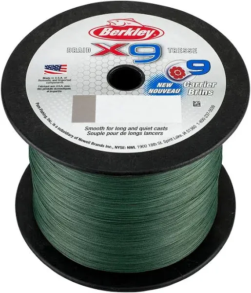 Berkley x9 Braid Low Vis Green 80lb 295yd