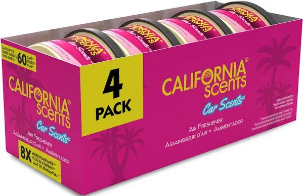 5 cans California Scents Air Freshener  Car Air Freshener Coronado Cherry 🍒 