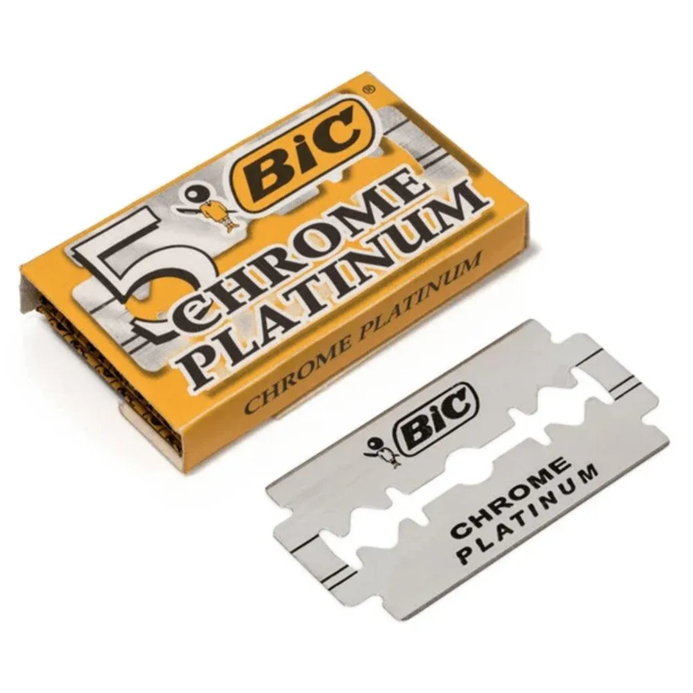 Bic Chrome Platinum Double Edge Razor Blades