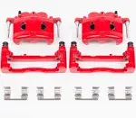 PowerStop Red Powder Coated Calipers Fits 2008 Cadillac Escalade EXT