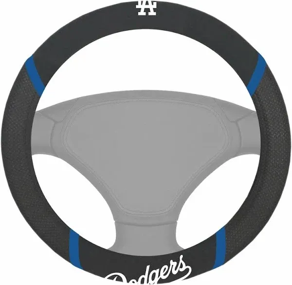 New MLB Los Angeles Dodgers Car Truck Suv Embroidered BLUE Steering Wheel Cover