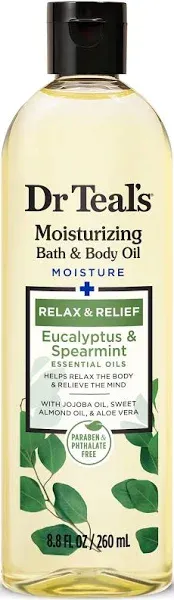 Dr Teal's Eucalyptus & Spearmint Moisturizing Body & Bath Oil