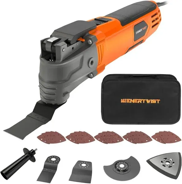 Oscillating Tool, 4.2 Amp Oscillating Multitool Kit with 5° Oscillation Angle,