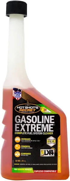 ‎Hot Shot&#039;s Secret Gasoline Extreme 12 Oz Concentrated Fuel System Cleaner Fu...