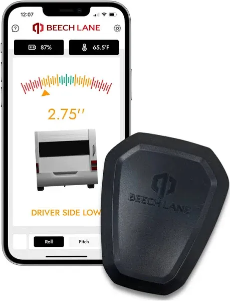 Wireless RV System, User-Friendly Phone App With Precise Leveling Measurements